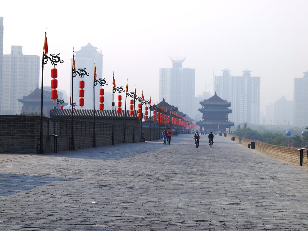 City walls of Xian